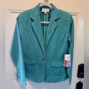 Elegant Teal Blazer